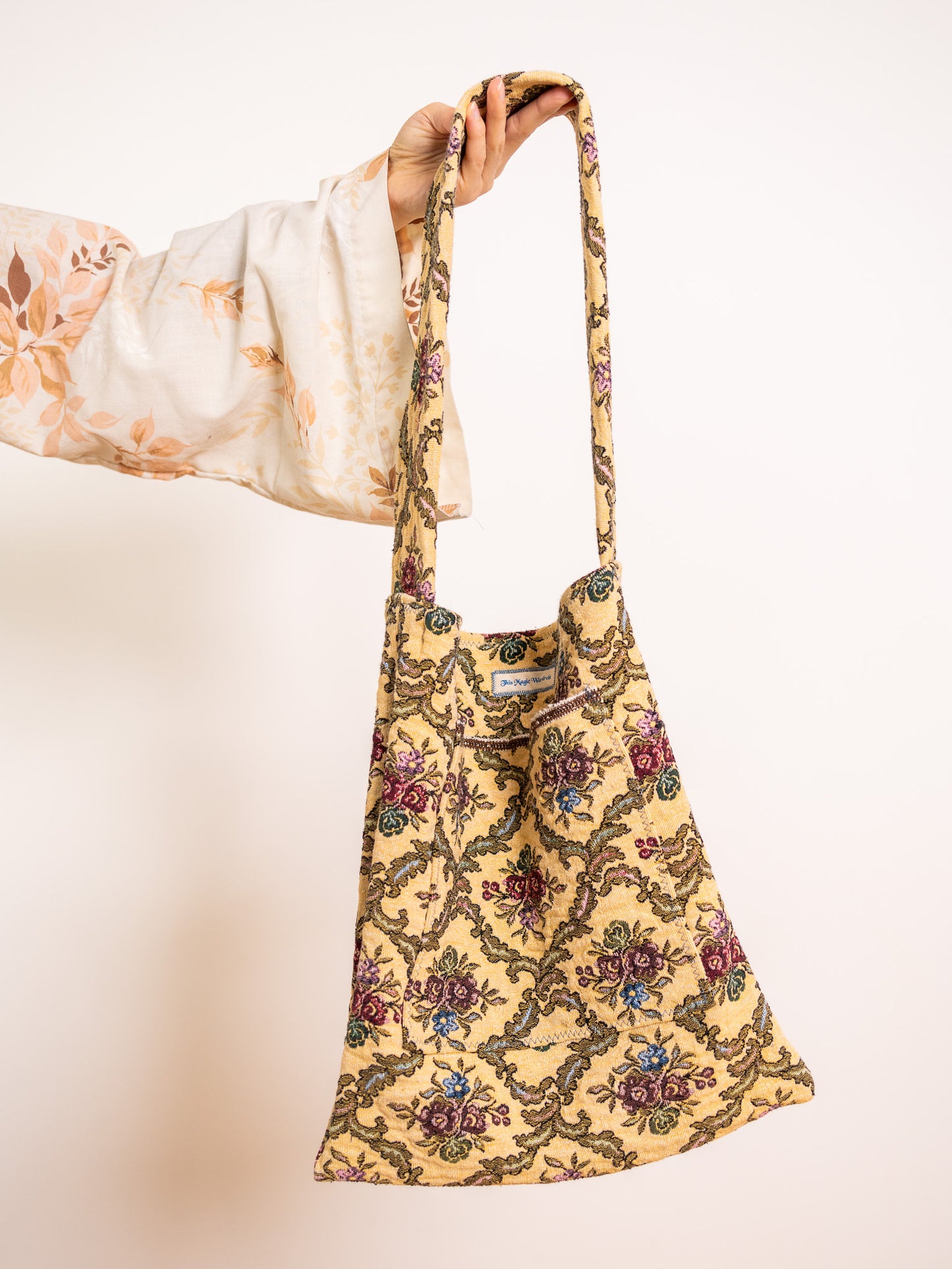 Vintage fabric Tote Bag