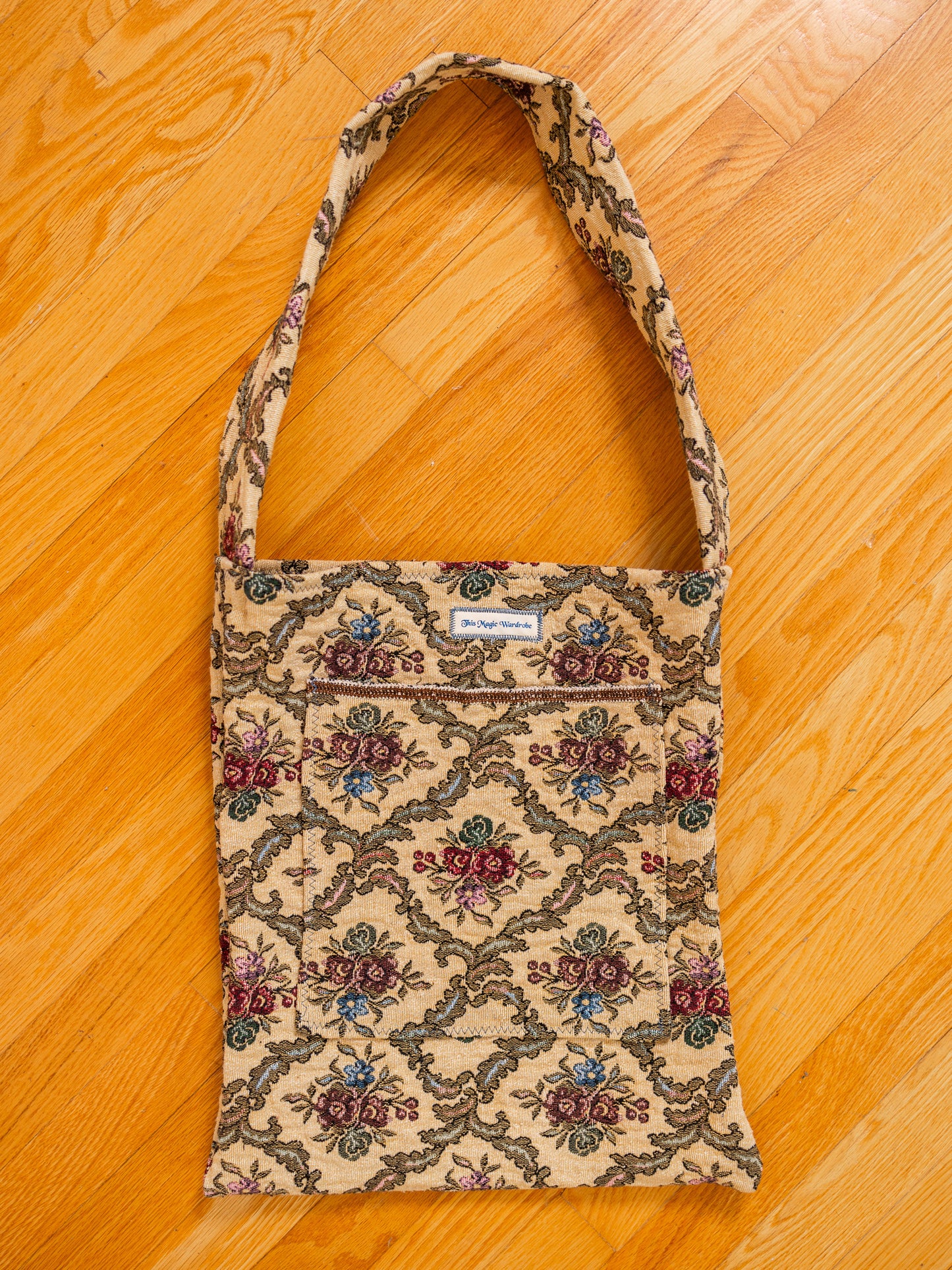 Vintage fabric Tote Bag