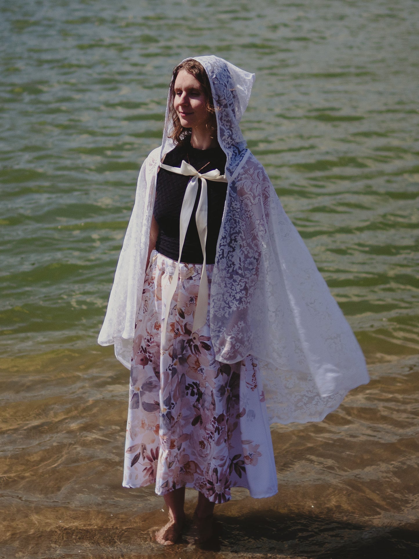 White Lace Cape